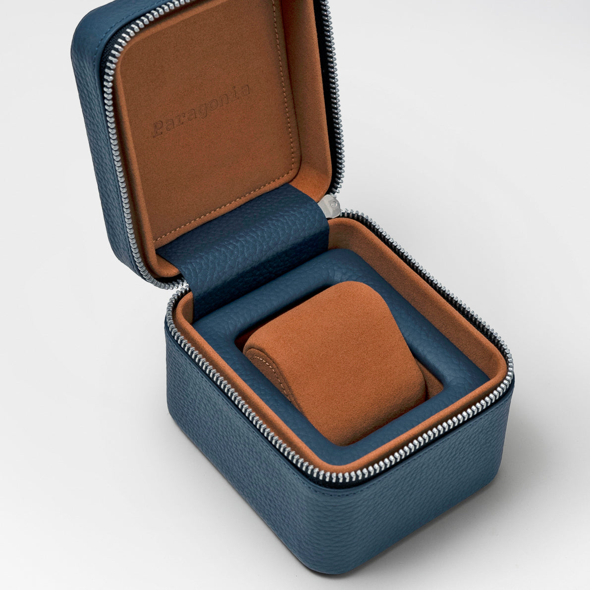 Zip Case 1 - Dark Blue/Camel