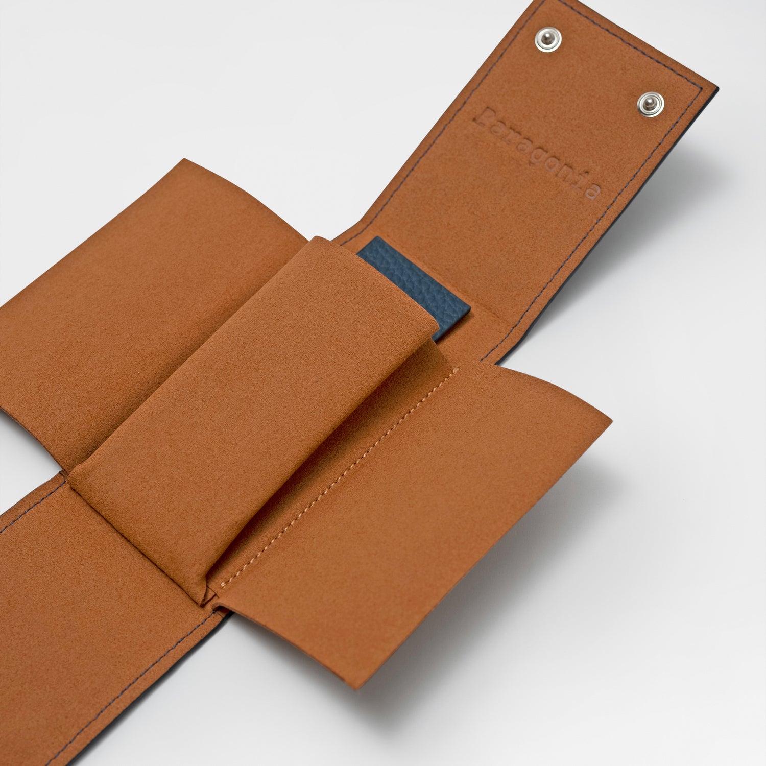 Watch Pocket Lux - Dark Blue/Camel
