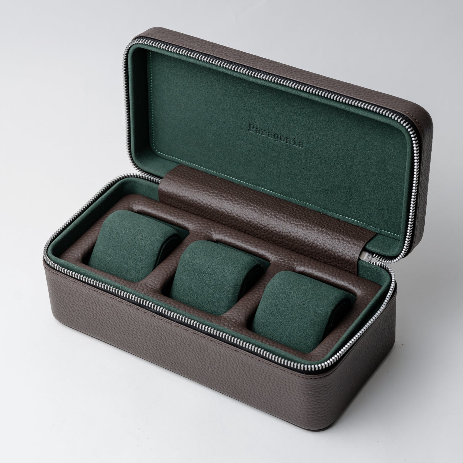 Zip Case 3 – Brown/Green