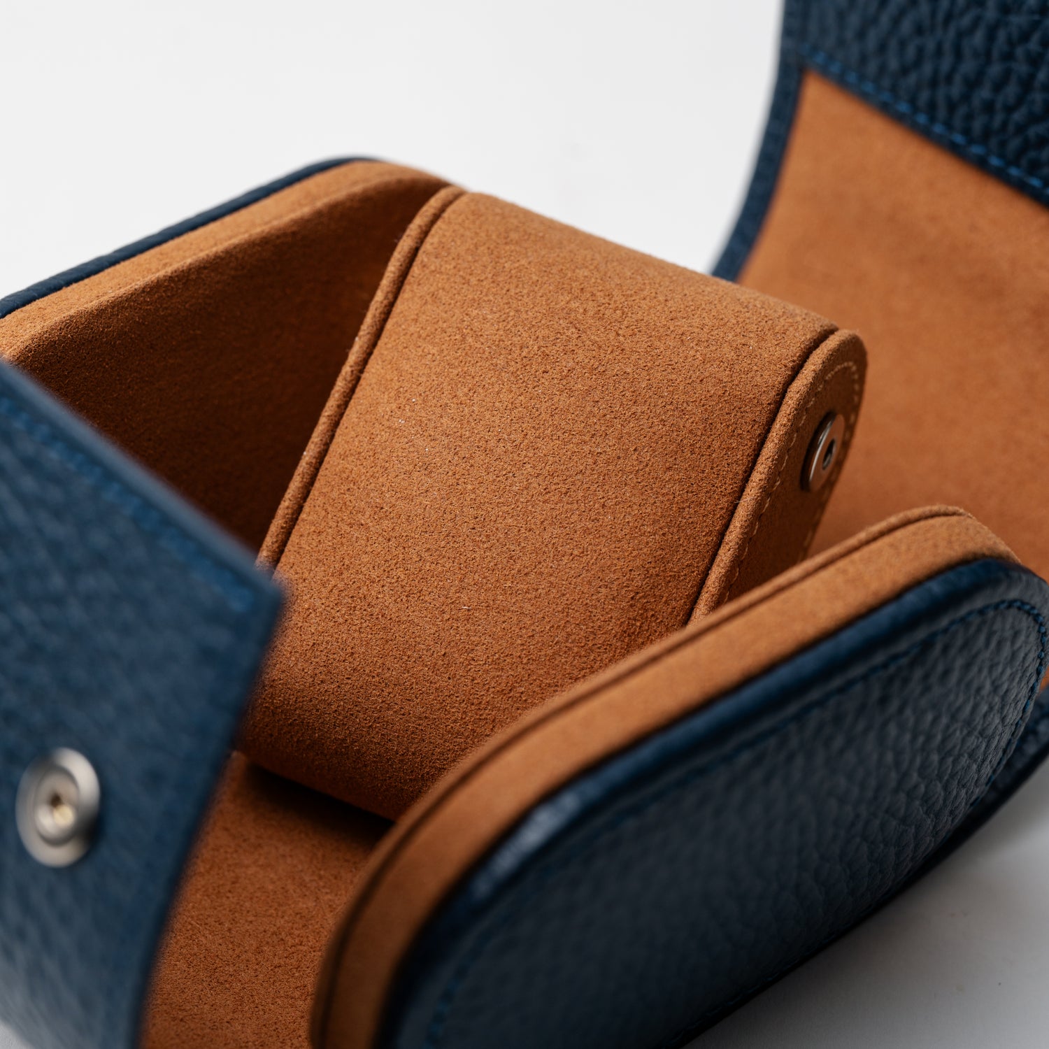 Watch Roll 1 - Dark Blue/Camel