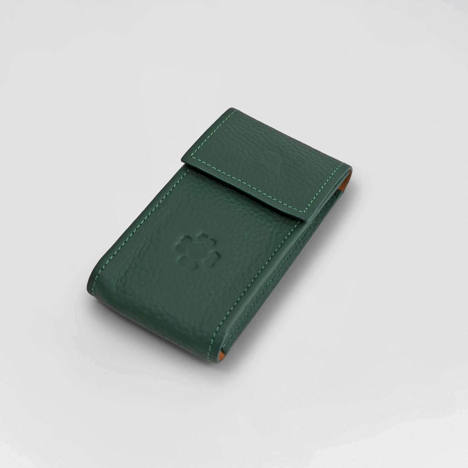 Watch Pocket - Dark Green/Camel