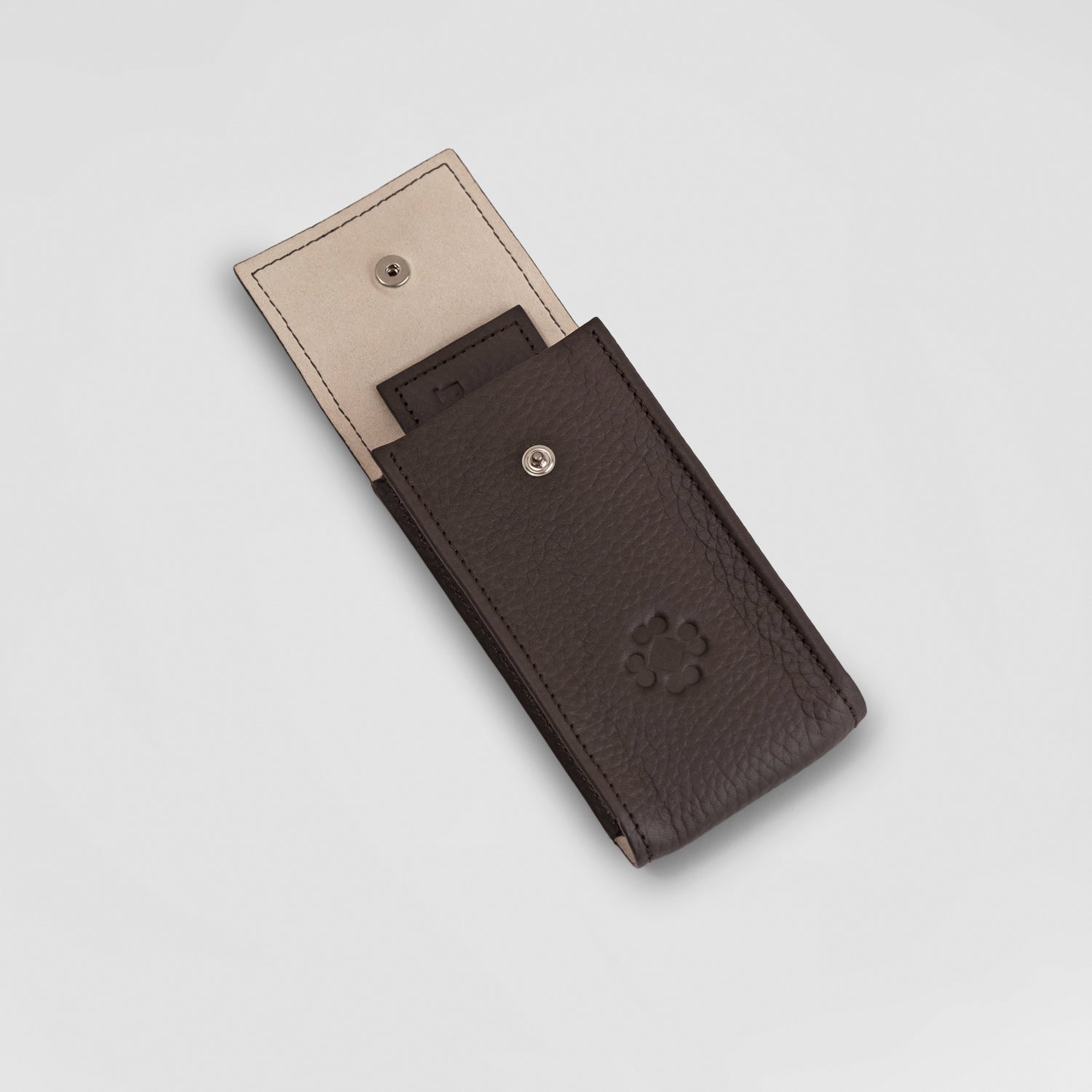 Watch Pocket - Brown/Cream