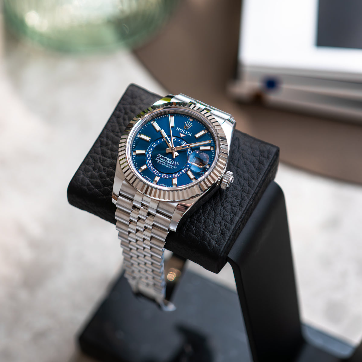 Support de montre Gullwing - Noir/Noir