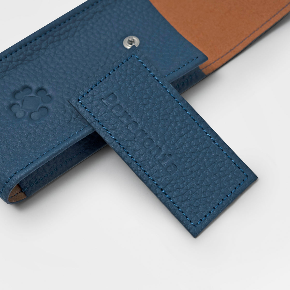 Watch Pocket - Dark Blue/Camel
