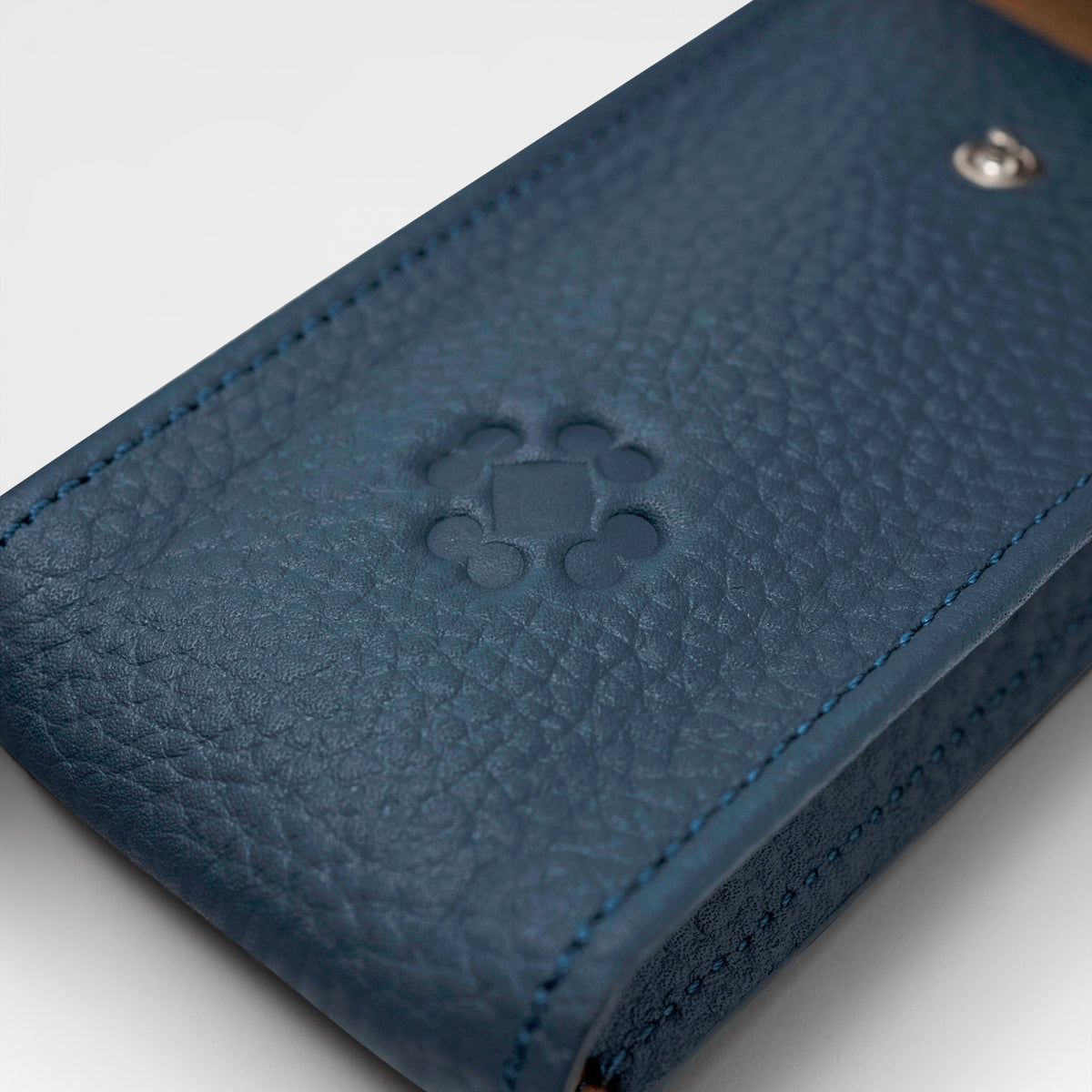 Watch Pocket - Dark Blue/Camel
