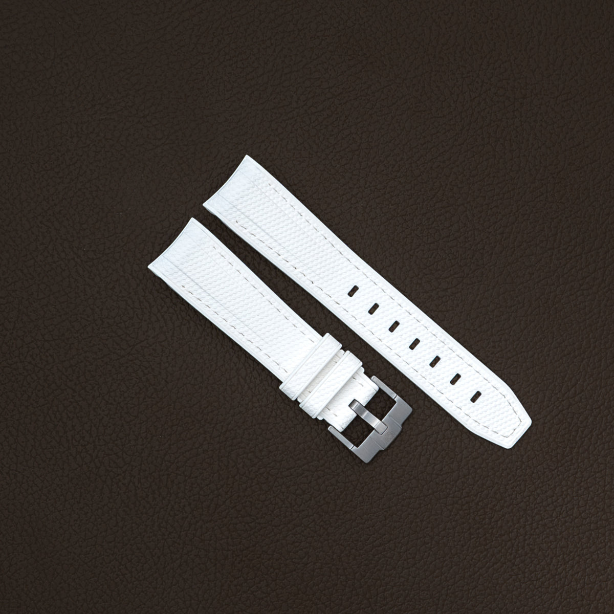 Moonswatch rubberstrap - White