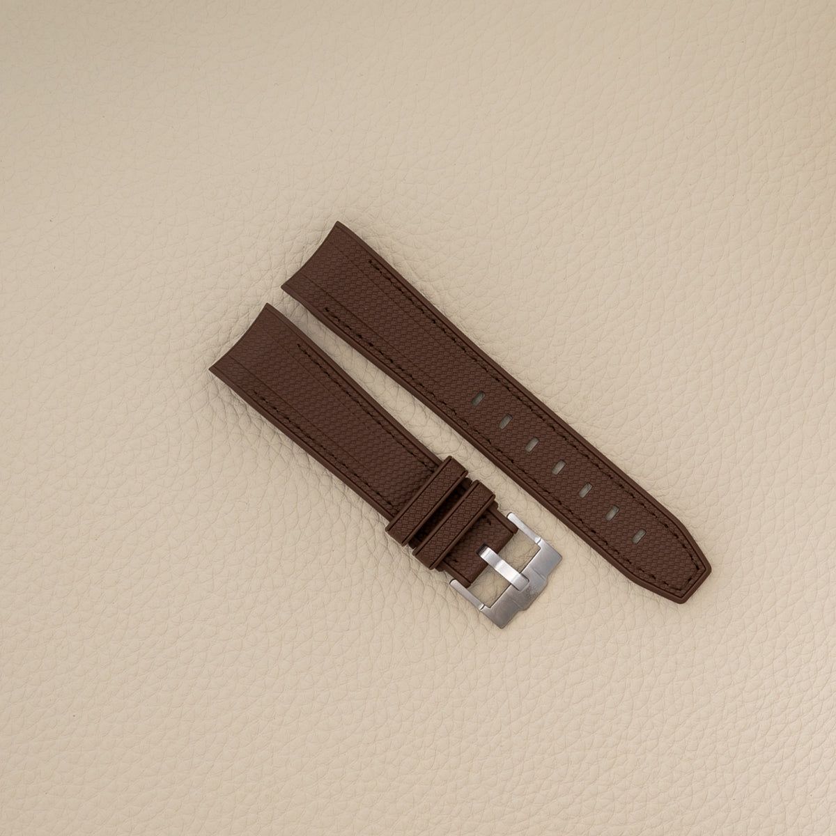 Moonswatch rubberstrap - Brown