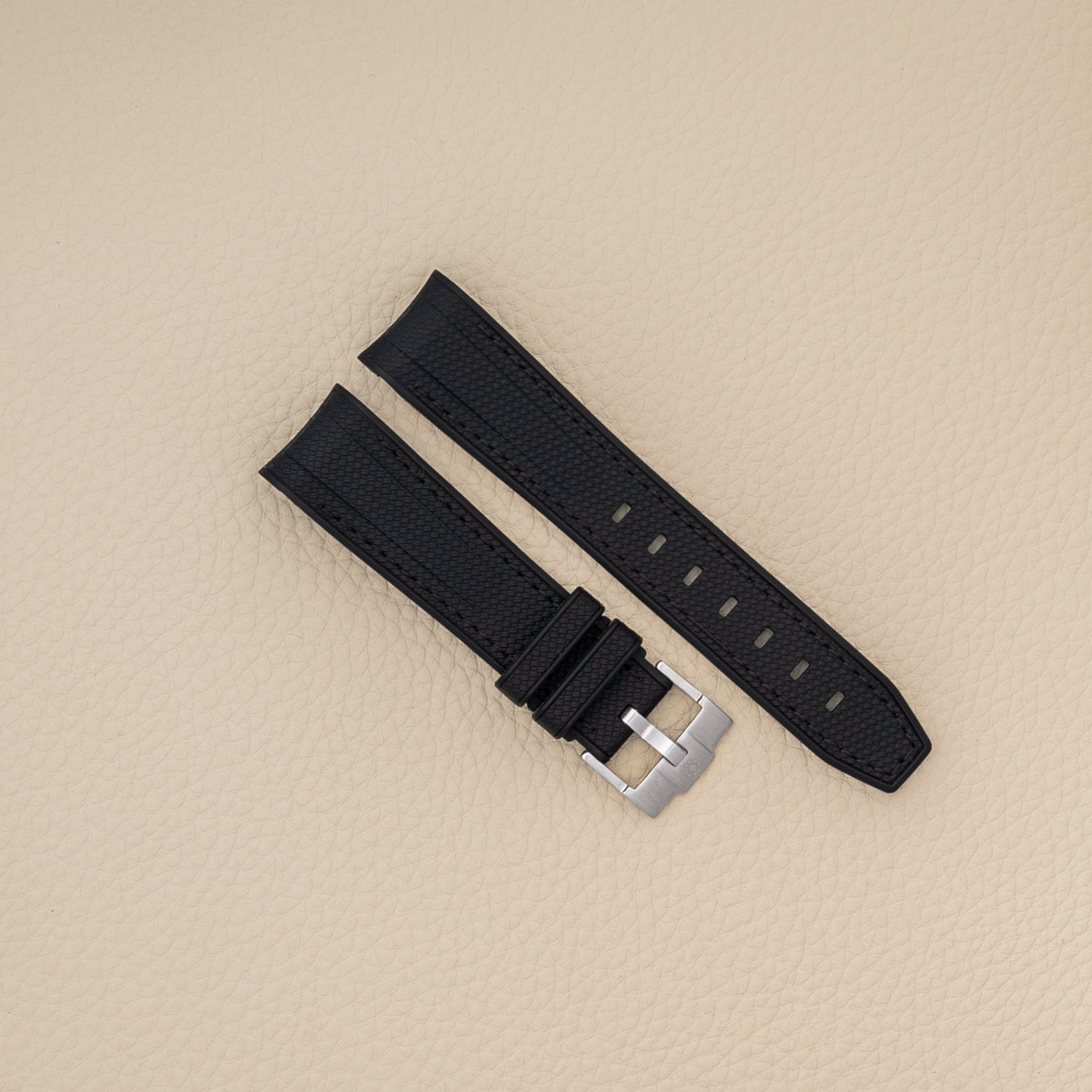 Moonswatch rubberstrap - Black