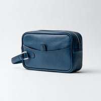 Paragonia Necessaire - Dark Blue/Camel