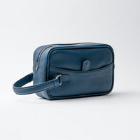 Paragonia Necessaire - Dark Blue/Camel