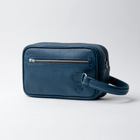 Paragonia Necessaire - Dark Blue/Camel