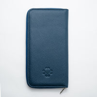 Lifestyle Travel Wallet - Dark Blue/Camel