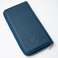 Lifestyle Travel Wallet - Dark Blue/Camel