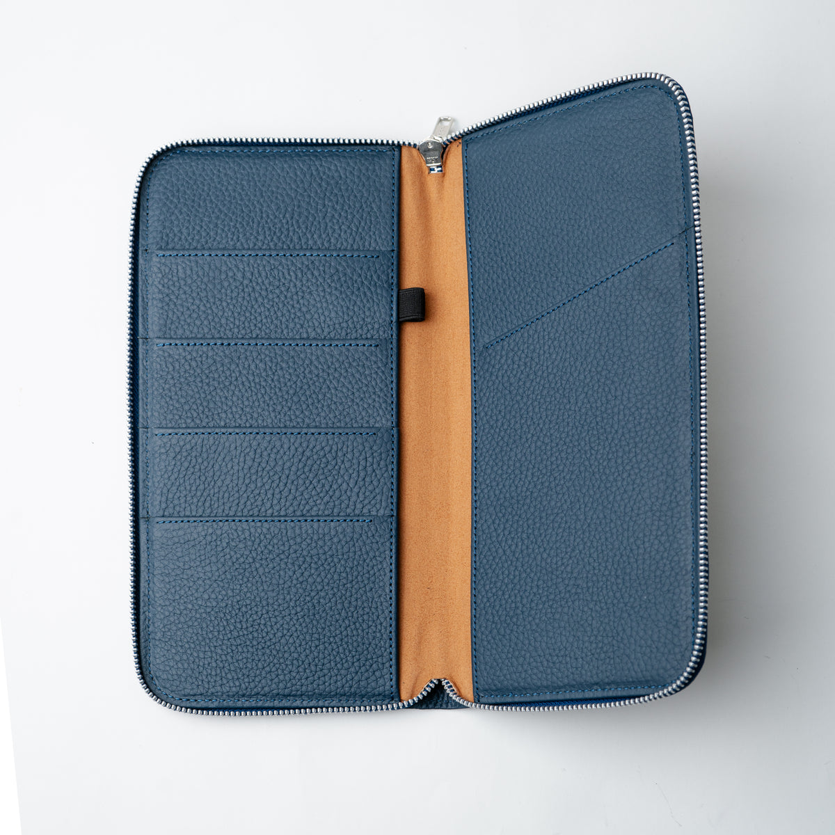 Lifestyle Travel Wallet - Dark Blue/Camel