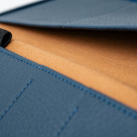 Lifestyle Travel Wallet - Dark Blue/Camel