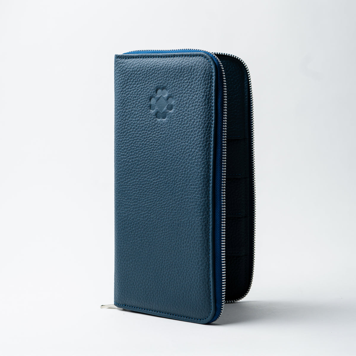 Lifestyle Travel Wallet - Dark Blue/Camel
