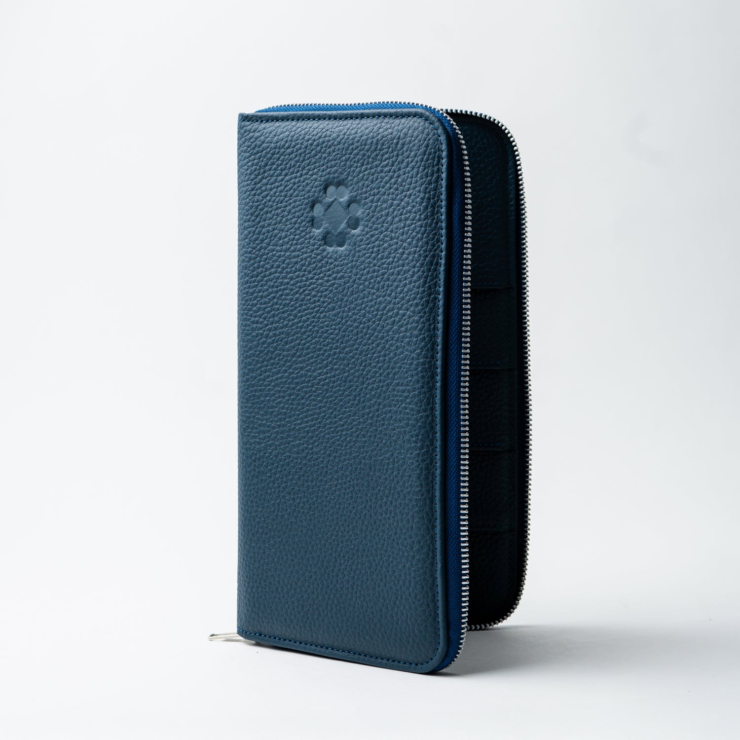 Lifestyle Travel Wallet - Dark Blue/Camel