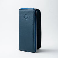 Lifestyle Travel Wallet - Dark Blue/Camel