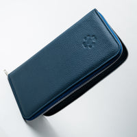Lifestyle Travel Wallet - Dark Blue/Camel
