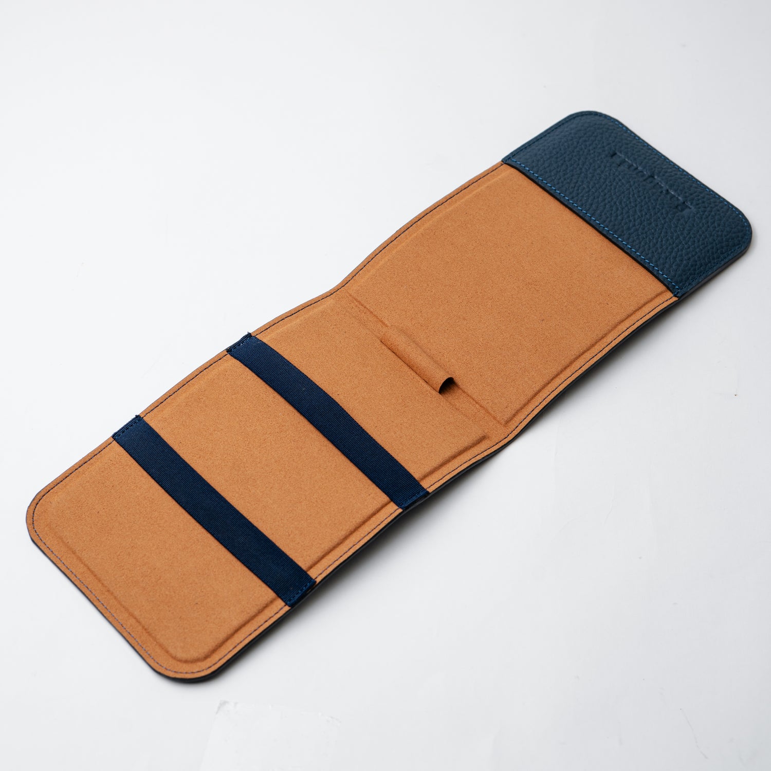 Scorecard Holder - Dark Blue/Camel