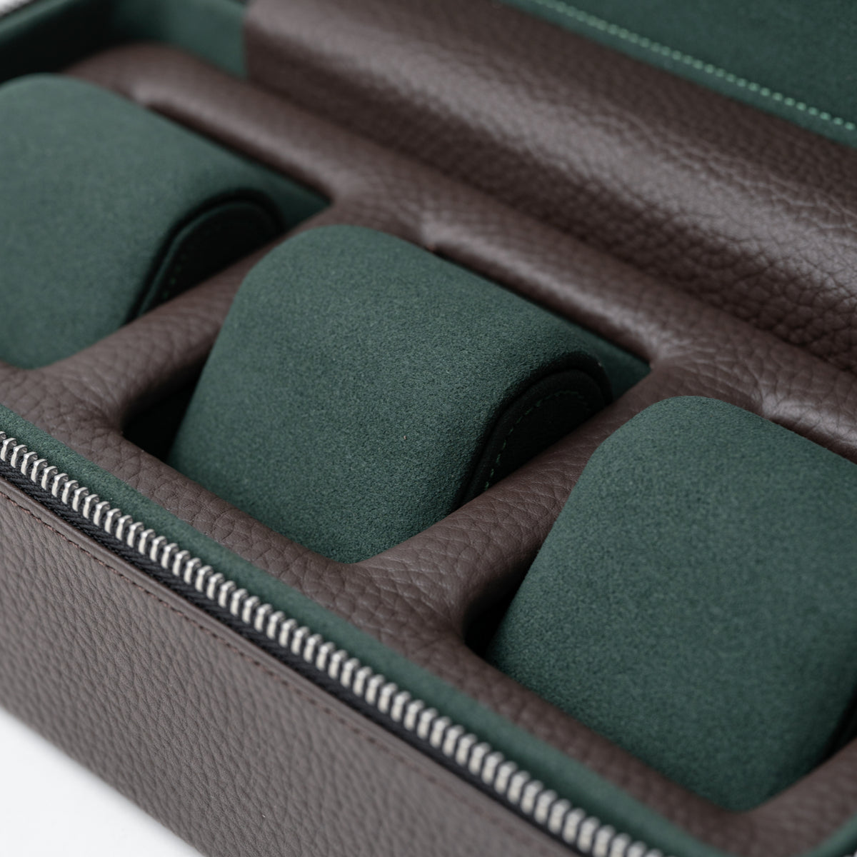 Zip Case 3 – Brown/Green