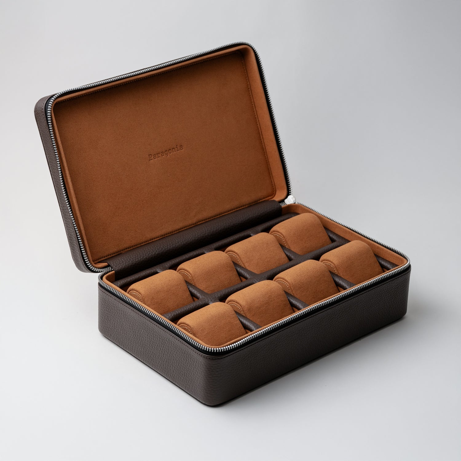 Zip Case 8 - Brown/Camel