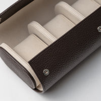 Watch Roll 4 - Brown/Cream
