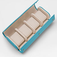 Watch Roll 4 - Blue/Cream