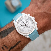 Moonswatch rubberstrap - Light Blue