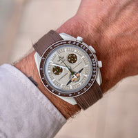 Moonswatch rubberstrap - Brown