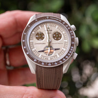 Moonswatch rubberstrap - Brown