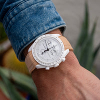 Moonswatch rubberstrap - Camel