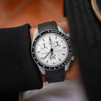 Moonswatch rubberstrap - Black