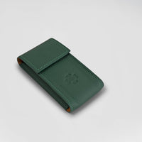Watch Pocket - Dark Green/Camel