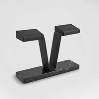 Gullwing Watch Stand - Black/Black