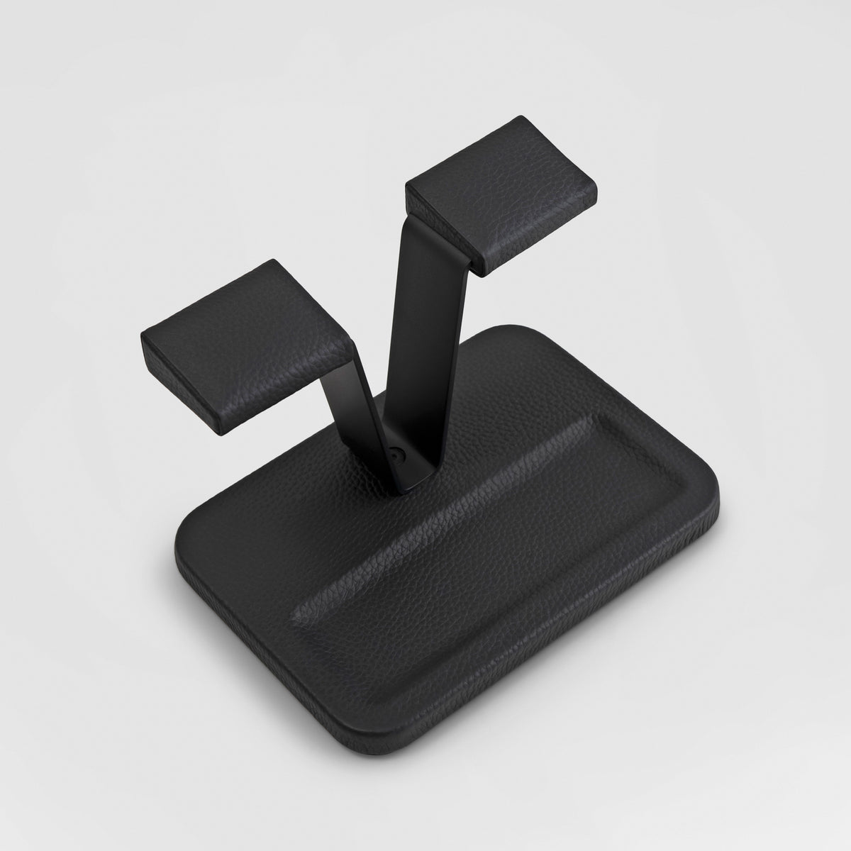 Gullwing Watch Stand Valet - Black/Black