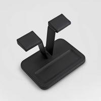 Gullwing Watch Stand Valet - Black/Black