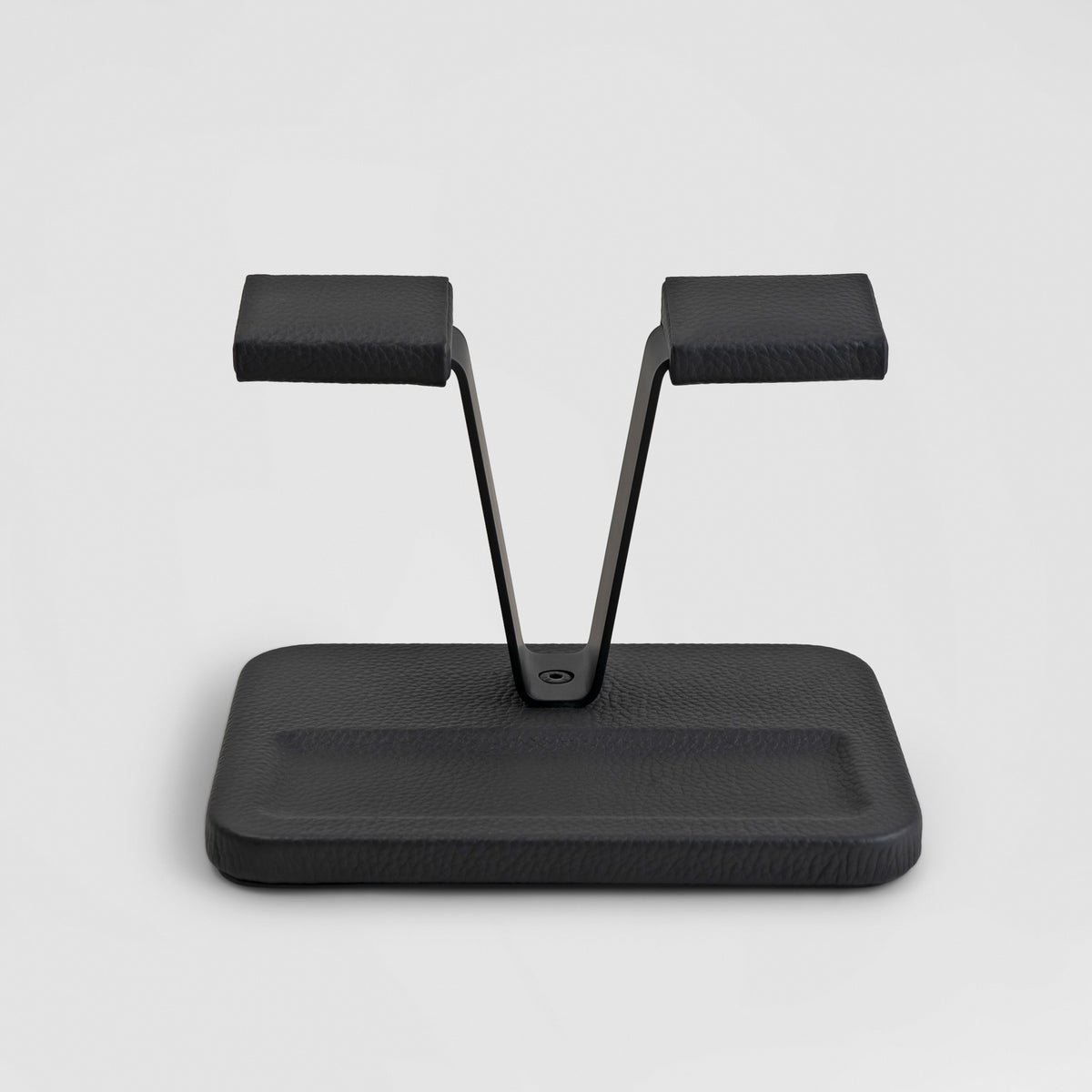 Gullwing Watch Stand Valet - Black/Black