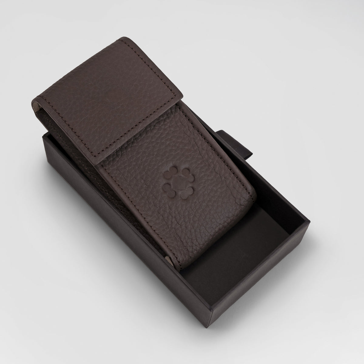 Watch Pocket - Brown/Cream