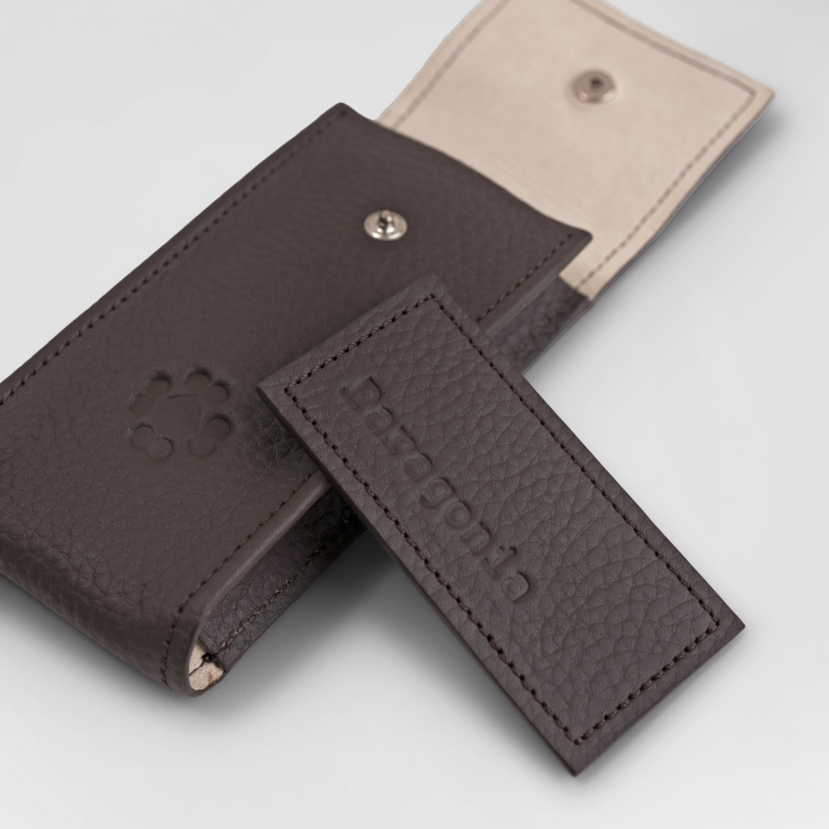 Watch Pocket - Brown/Cream